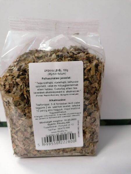 Áfonyalevél 100g