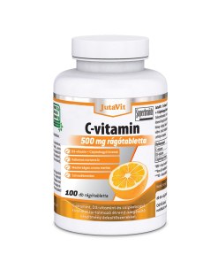Jutavit C vitamin 500mg narancs rágót 100X