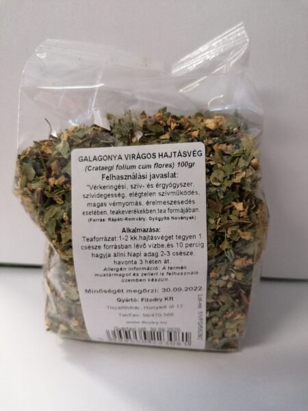 Galagonya virágos hajtásvég 100g
