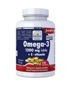 JUTAVIT Omega 3 Halolaj 1200mg+ E vitamin 100db