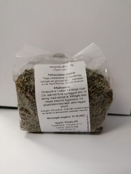 Kakukkfű levél 100gr