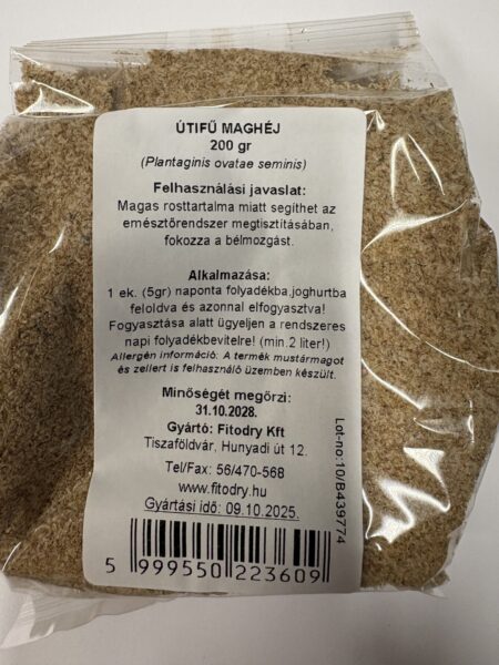 Útifű maghéj fitodry 200gr